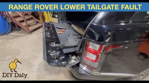When I try and close it, either with the fob or the buttons on the upper or lower it does. . Range rover tailgate not closing
